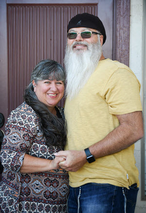 Mark Webb and wife Polly
